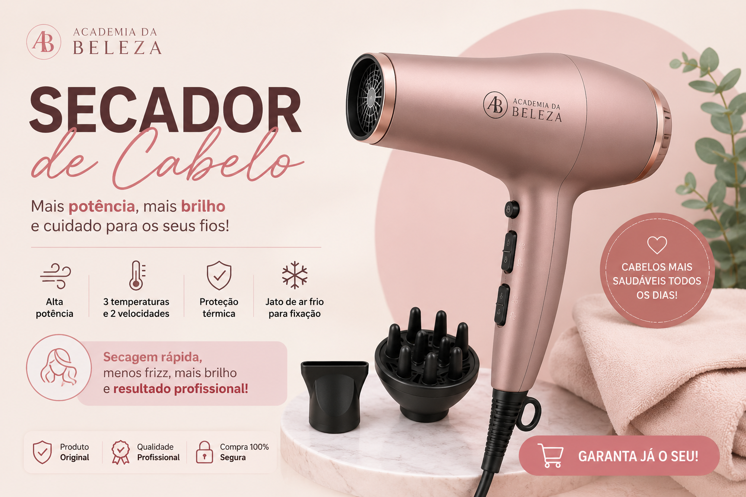 Secador de cabelo